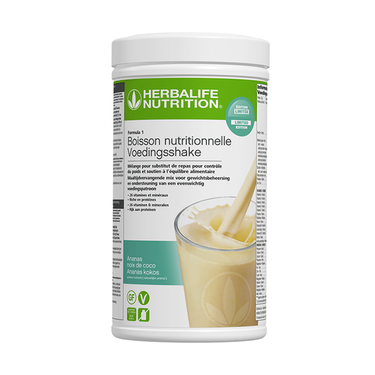 Herbalife Formula 1 Voedingsshake Limited Edition Ananas Kokos 550 g