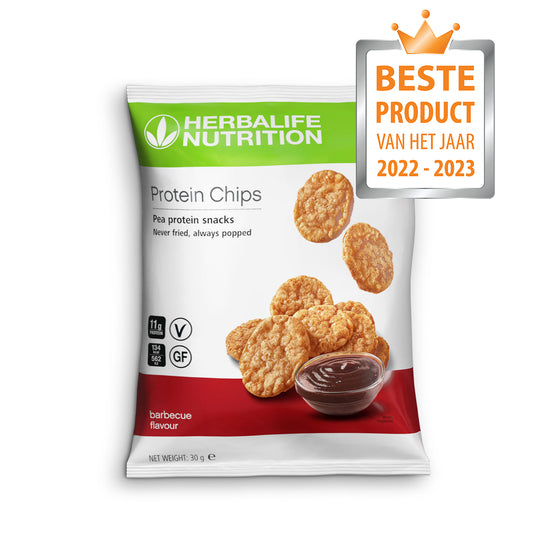 Herbalife proteïne chips Barbecue smaak 10 zakjes