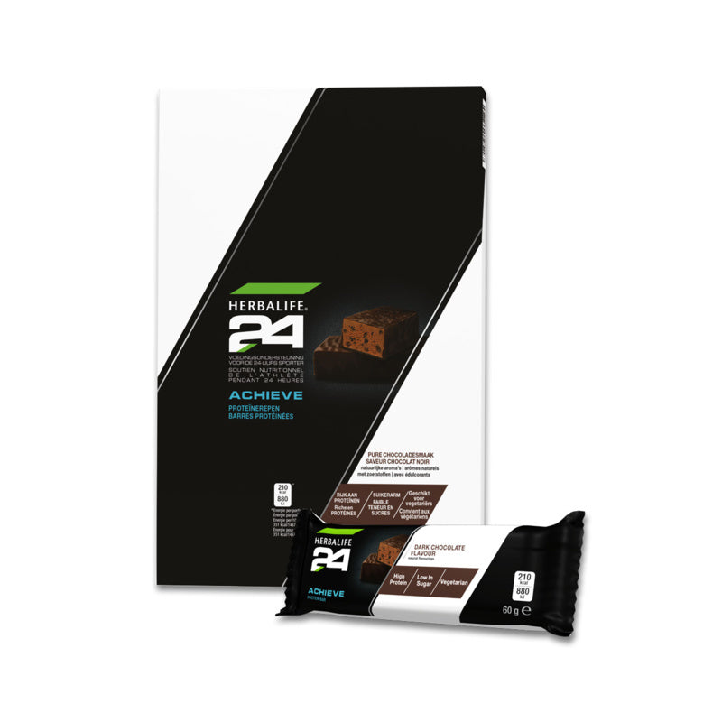 Herbalife Achieve Proteinerepen Pure chocolade 6 repen
