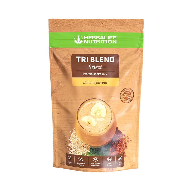 Herbalife Tri Blend Select Bananen smaak 600 gram