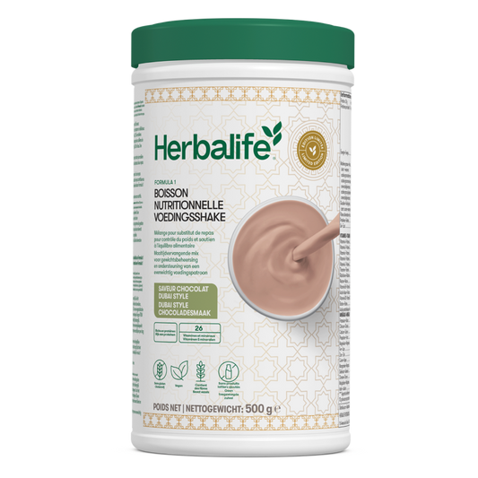 Herbalife Formula 1 Voedingsshake 1 Dubai style chocoladesmaak 500 g - Limited edition