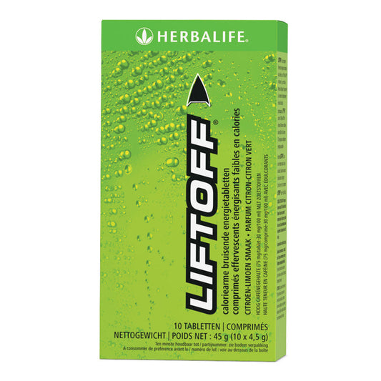 Herbalife Liftoff Energiedrank Citroen 10 tabletten
