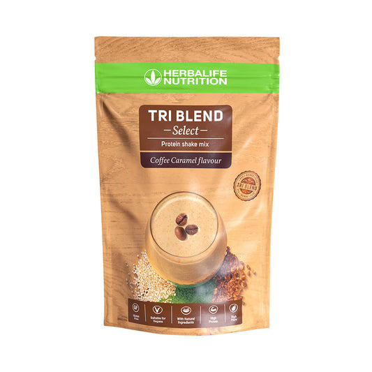 Herbalife Tri Blend Select Coffee Caramel smaak 600 gram